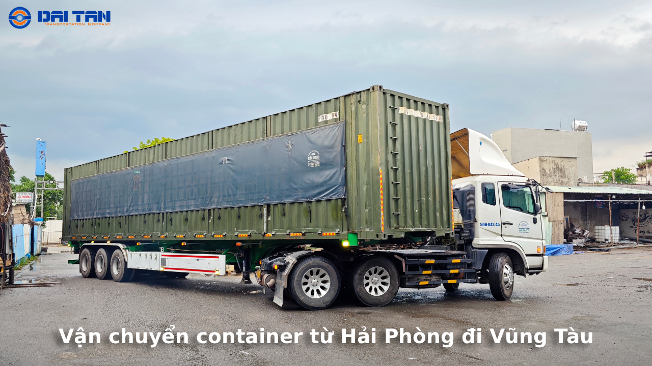Giá vận chuyển container từ Hải Phòng đi Vũng Tàu
