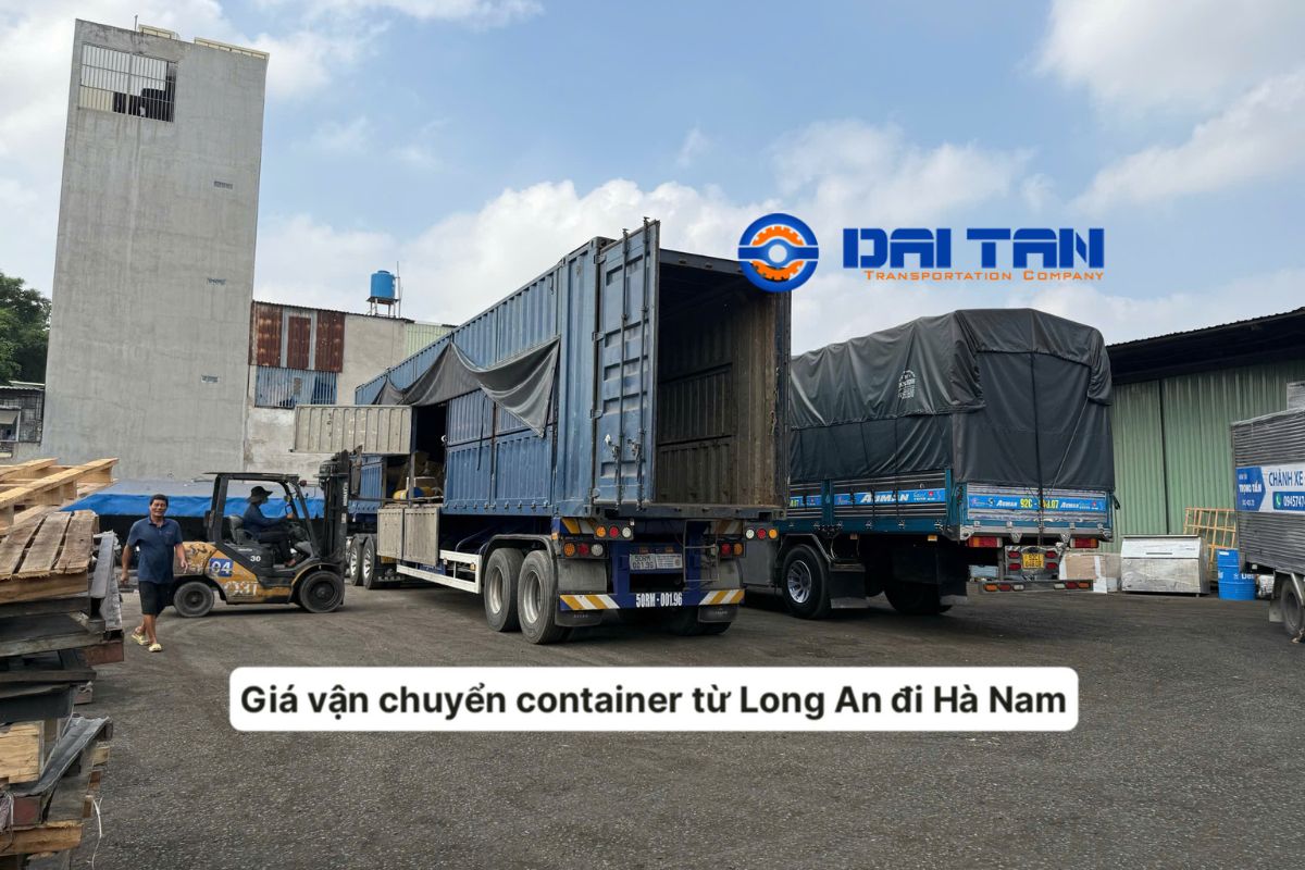Giá vận chuyển container từ Long An đi Hà Nam