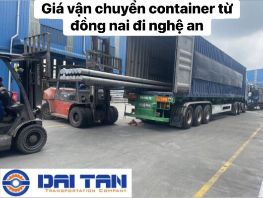 Giá vận chuyển container từ đồng nai đi nghệ an