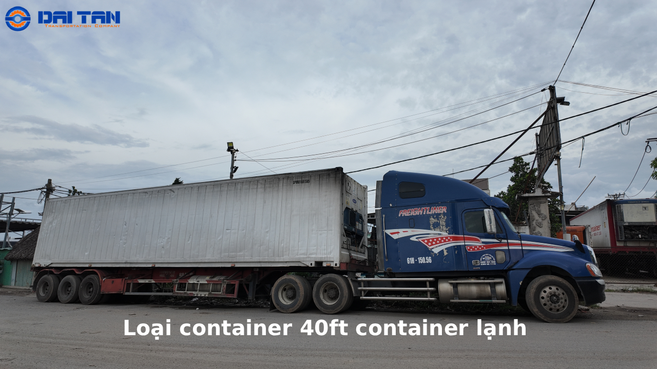 Loại container 40ft container lạnh