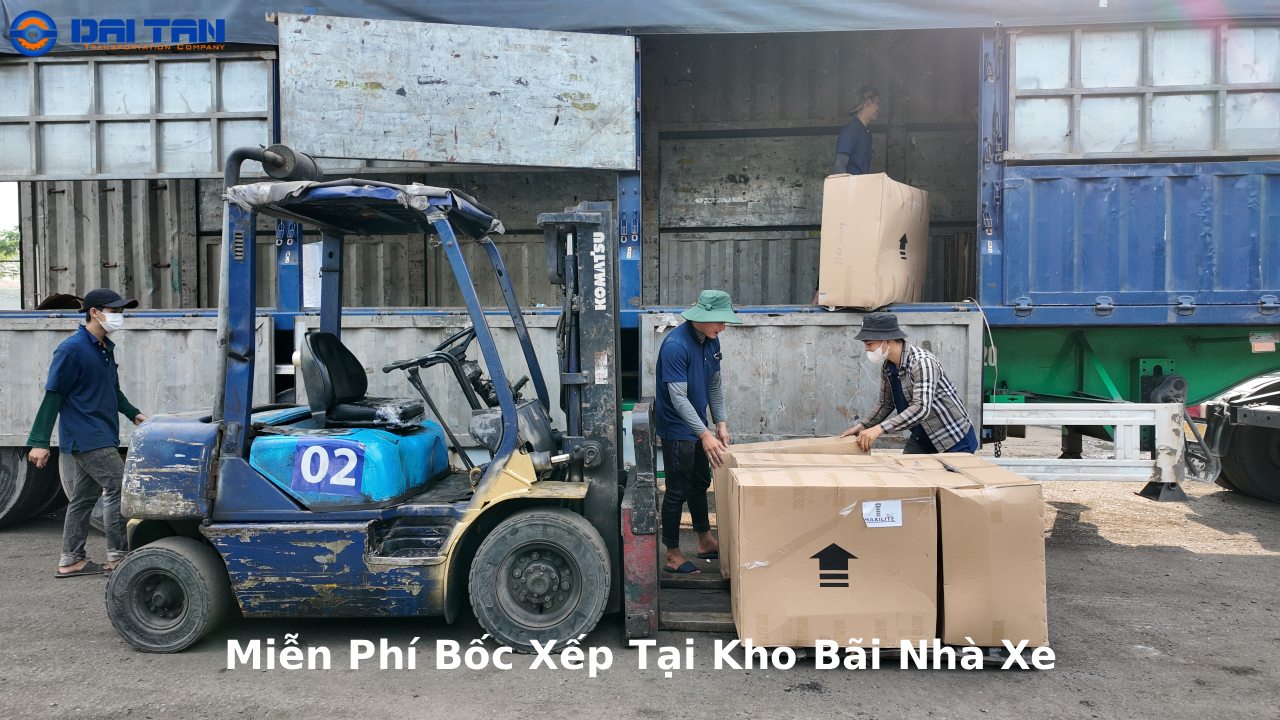 Miễn Phí Bốc Xếp tại Kho bãi Nhà xe