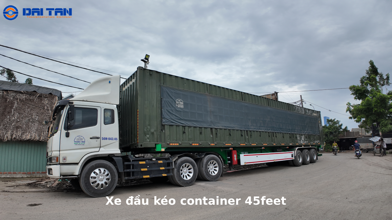 Xe đầu kéo container 45feet