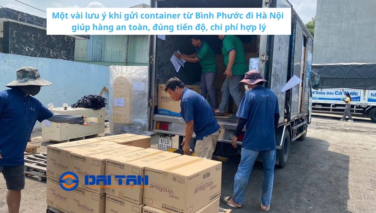 Giá vận chuyển container từ Bình Phước đi Hà Nội