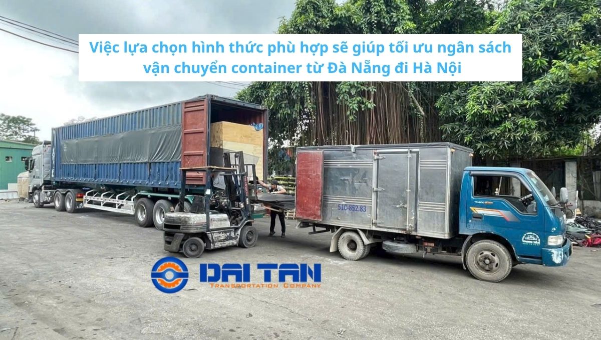 Giá vận chuyển container từ Đà Nẵng đi Hà Nội