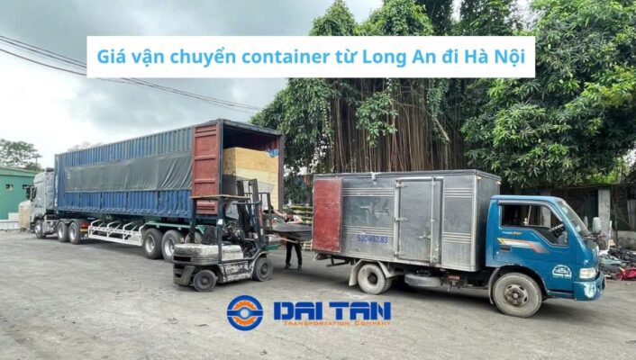Giá vận chuyển container từ Long An đi Hà Nội