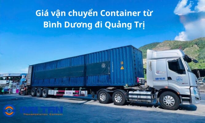Giá vận chuyển Container từ Bình Dương đi Quảng Trị