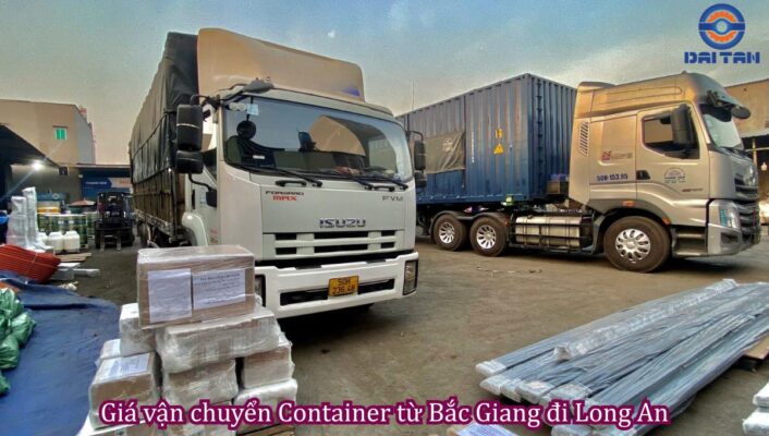 Giá vận chuyển Container từ Bắc Giang đi Long An