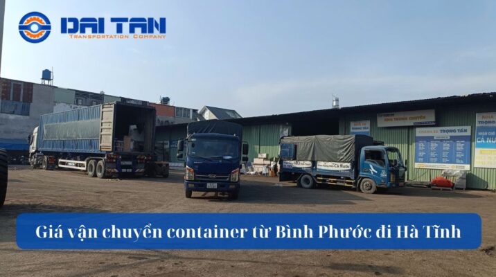 Giá vận chuyển container từ Bình Phước đi Hà Tĩnh