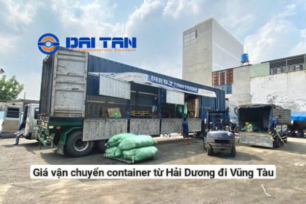Giá vận chuyển container từ Hải Dương đi Vũng Tàu