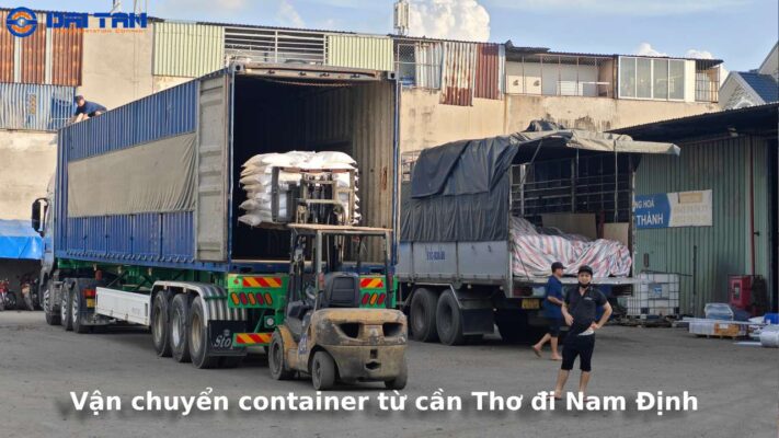 Giá vận chuyển container từ cần Thơ đi Nam Định