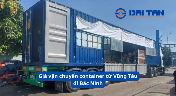 Giá vận chuyển container từ vũng tàu đi bắc ninh